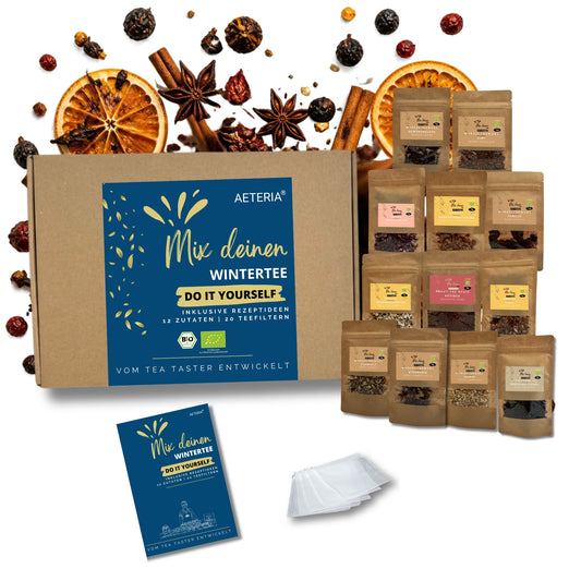 Bio Winter Früchtetee DIY Set – Tee selber mischen Geschenkset | AETERIA®