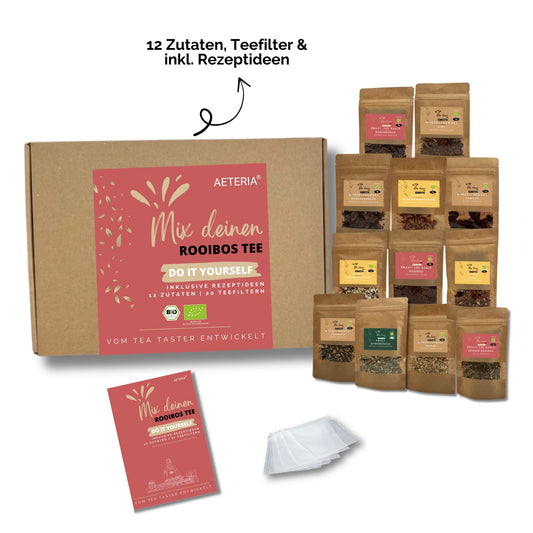Bio Rooibos Tee DIY Set – Tee selber mischen Geschenkset | AETERIA®