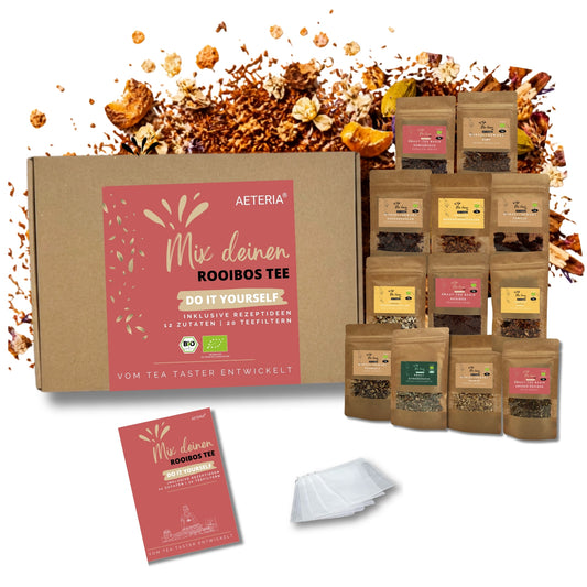 Bio Rooibos Tee DIY Set – Tee selber mischen Geschenkset | AETERIA®