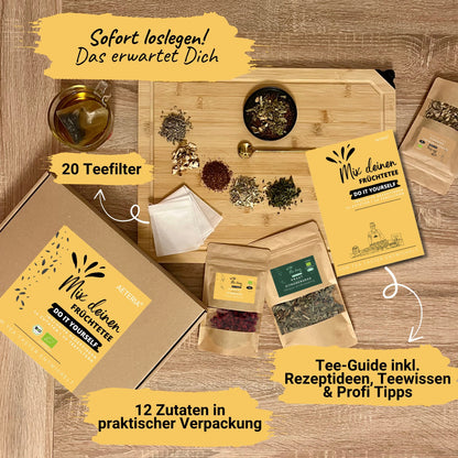 Bio Früchtetee DIY Set – Tee selber mischen Geschenkset | AETERIA®