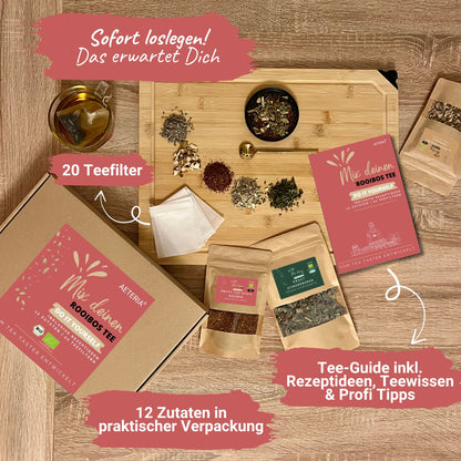 Bio Rooibos Tee DIY Set – Tee selber mischen Geschenkset | AETERIA®